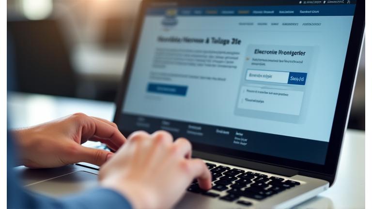 Persona registrando un TAG en una página web desde una computadora